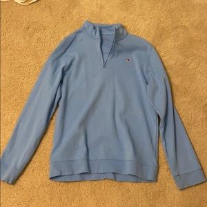 Blue vineyard vines quarter zip